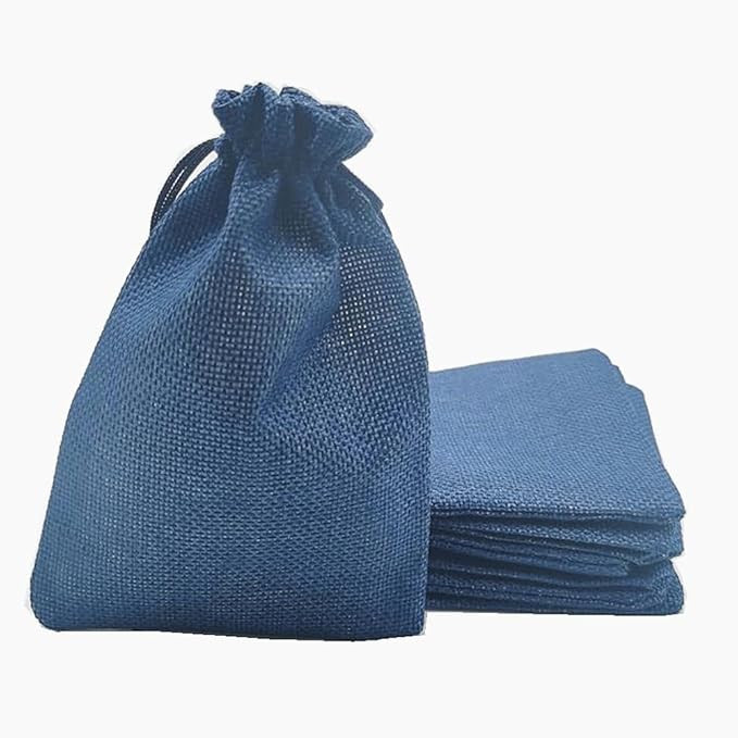 LYSXP 25PCS Burlap Bags with Drawstring Drawstring Gift Bag Jewelry Pouches for Wedding Party Fav... | Amazon (US)