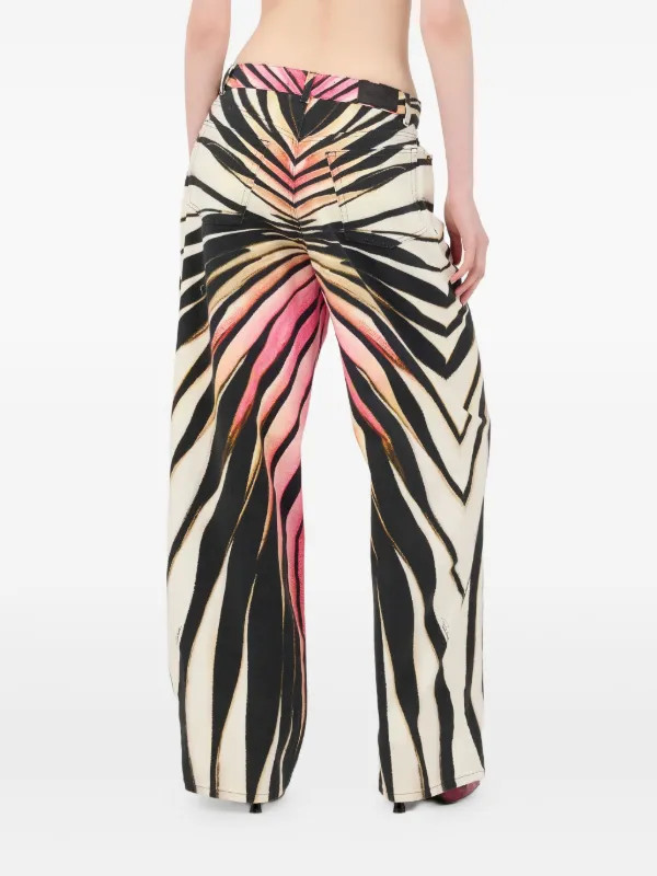 Roberto Cavalli Printed Trousers | Pink | FARFETCH | Farfetch Global