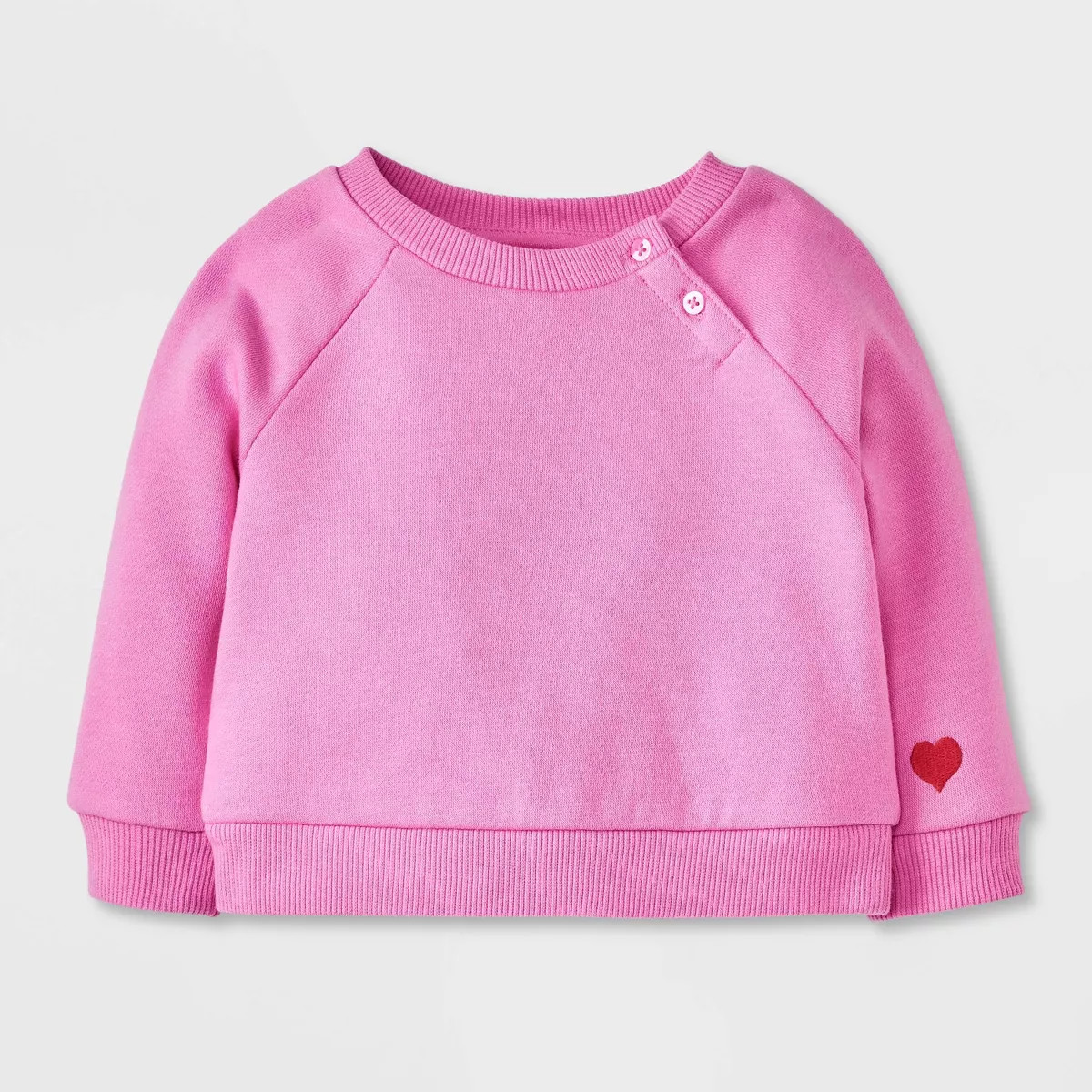 Baby 'Today Is A Good Day Crew' Sweatshirt - Cat & Jack™ Pink | Target