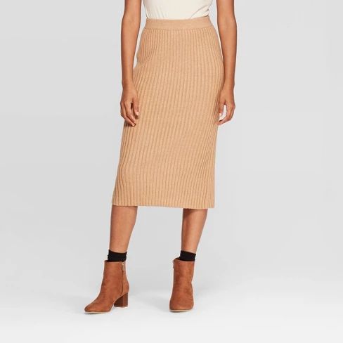 Women's Rib Sweater Skirt - A New Day™ | Target