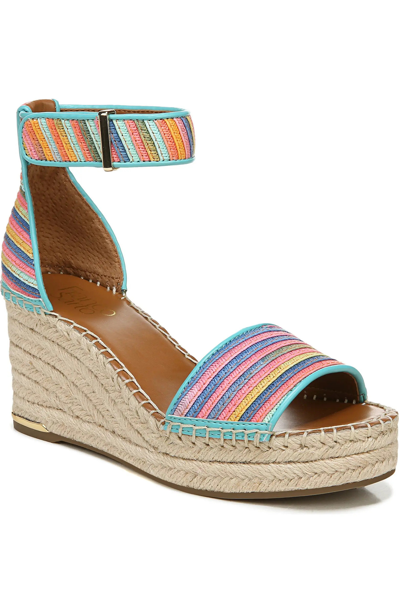 Franco Sarto Clemens Ankle Strap Platform Wedge Sandal (Women) | Nordstrom | Nordstrom