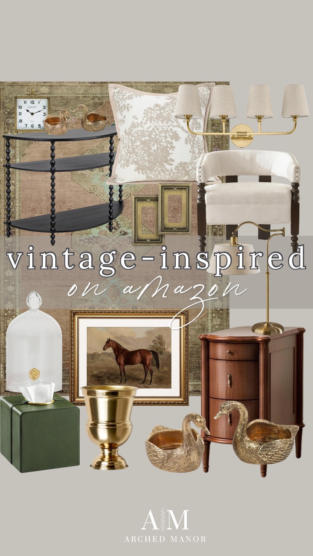 Loving these vintage inspired finds on Amazon!

#LTKSeasonal