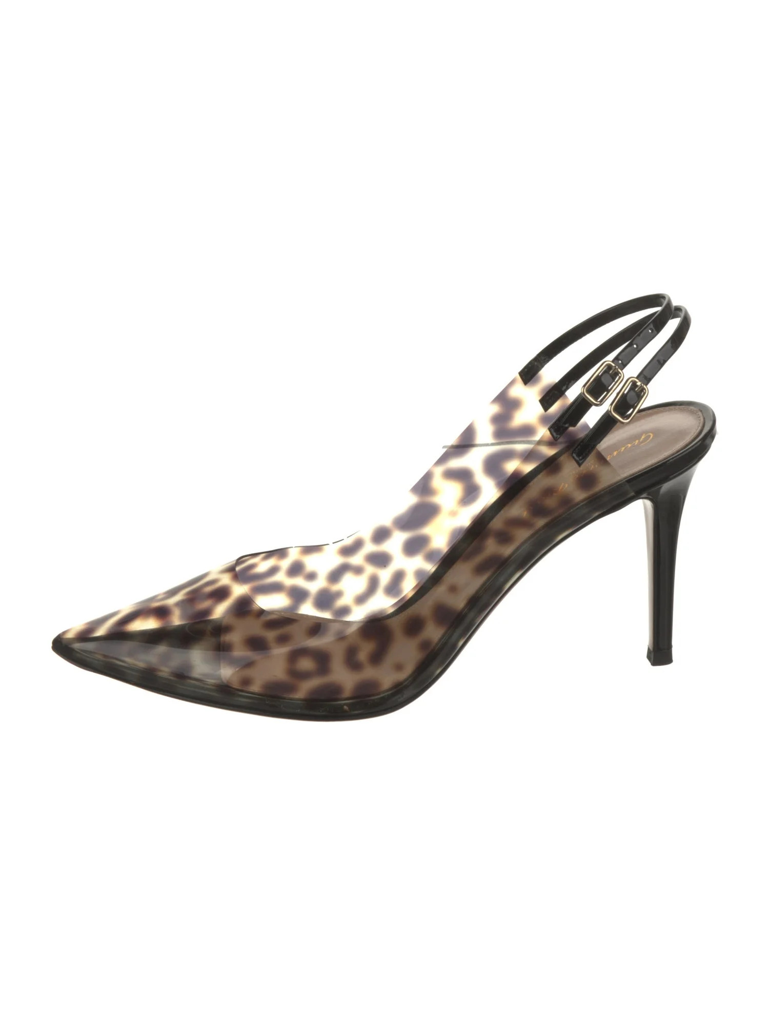 PVC Animal Print Slingback Pumps | The RealReal