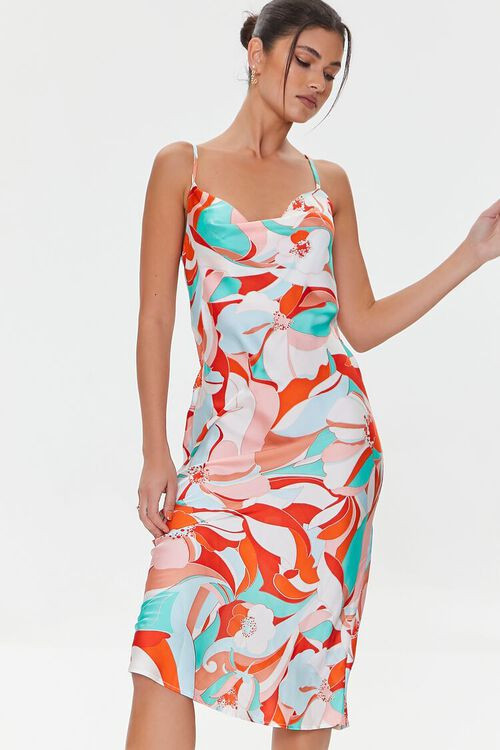 Floral Abstract Cami Midi Dress | Forever 21 (US)