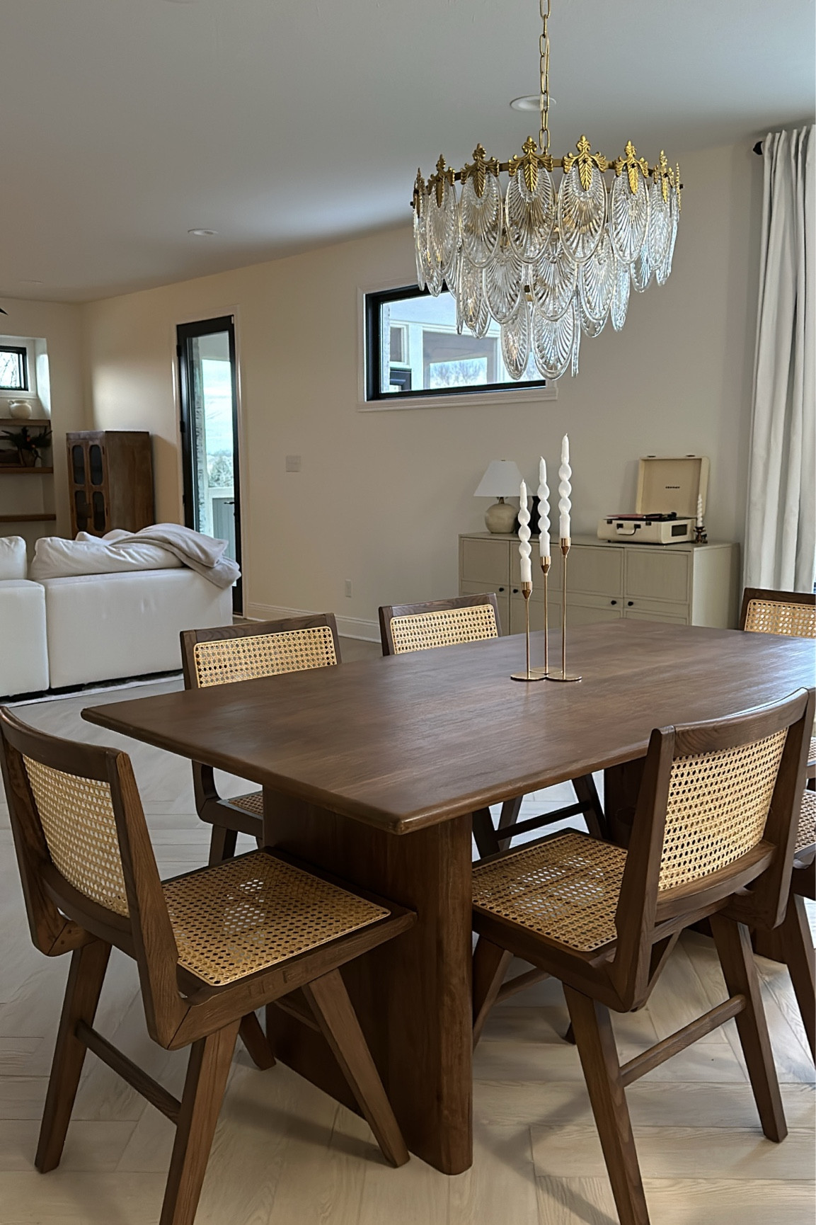 My absolute dream table and chairs at a super affordable price!!! Mango wood table for under $800 and beautiful chairs for $350 a set! Also linking the gorgeous chandelier I found at an extremely affordable price for the quality!! Amazon finds and Ashley home store

#LTKhome