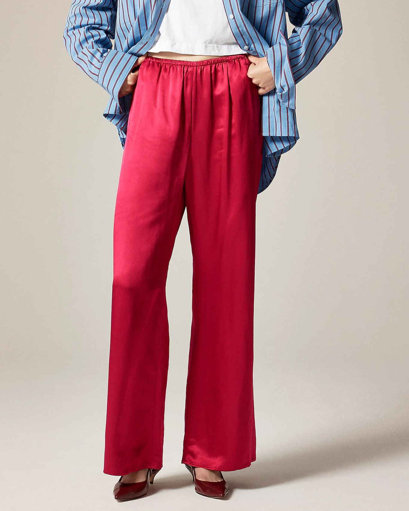 Cosmo pant in luster charmeuse | J. Crew US
