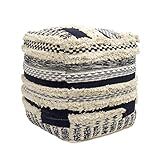 Pasargad Grandcanyon Collection Cotton Pouf | Amazon (US)