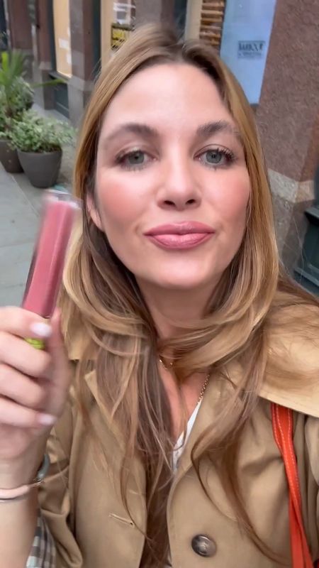 Get. This. Gloss. 👄 It has gorgeous opacity and it’s the most perfect cool rosy nude. Shade: blue jeans 

#LTKFindsUnder50 #LTKVideo #LTKBeauty
