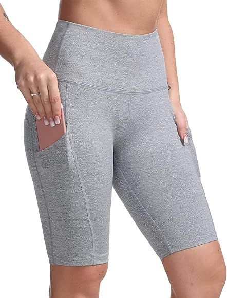 Dilanni Women's Yoga Shorts with Pockets- High Waisted Workout Shorts for Gym Biker | Amazon (CA)