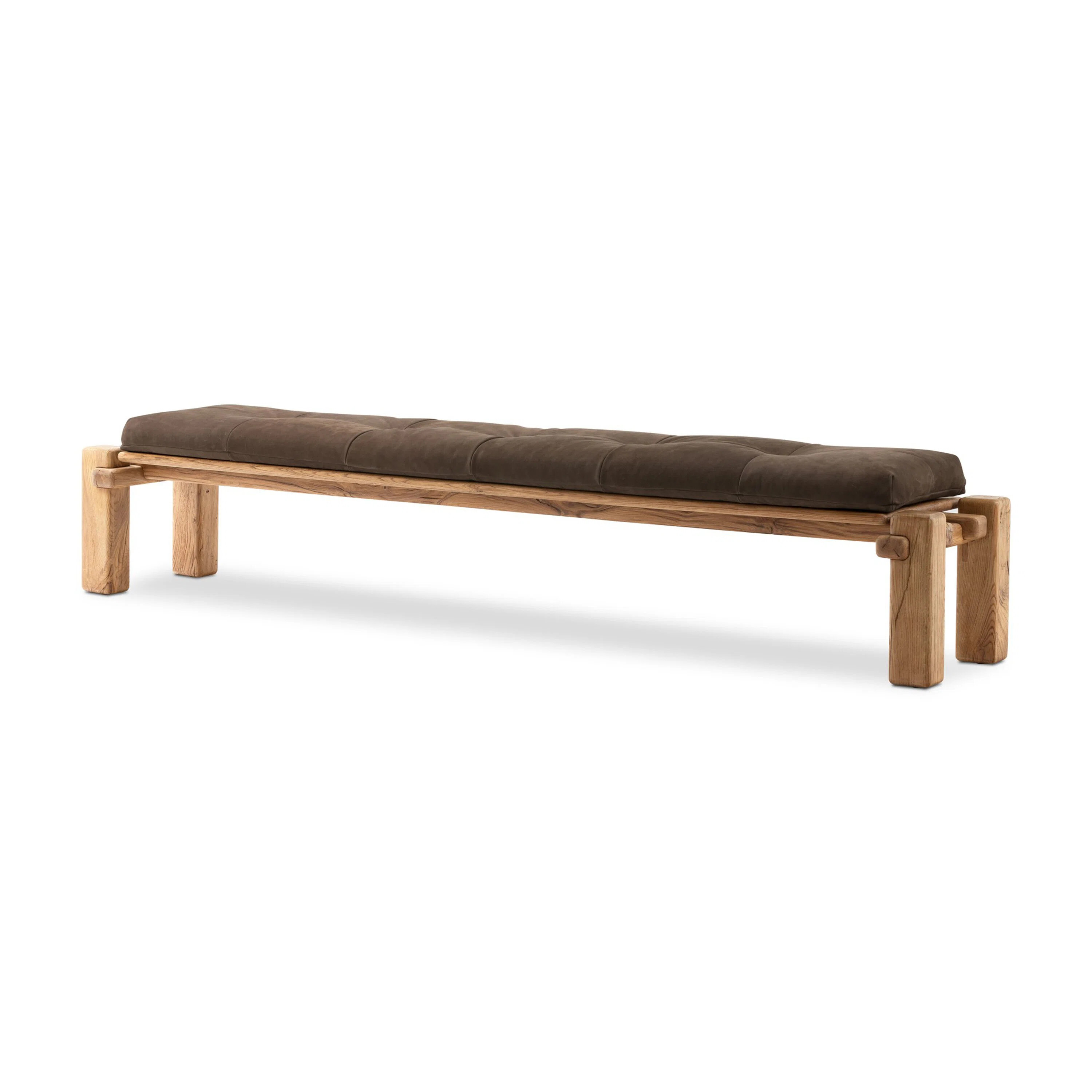 Marcia Leather Storage Bench | Perigold