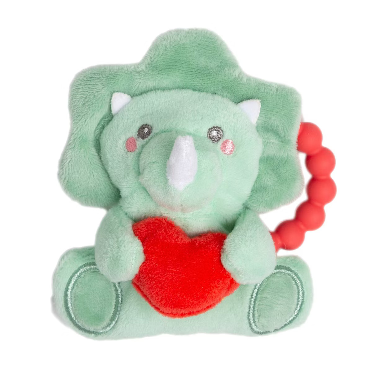 Pearhead Valentine Dino Crinkle Teether | Target