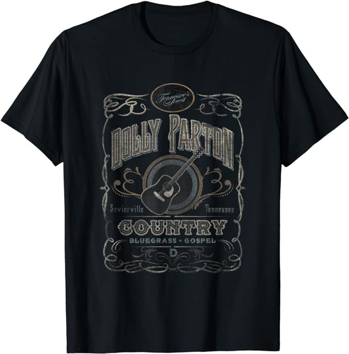 Dolly Parton Whiskey Label T-Shirt | Amazon (US)