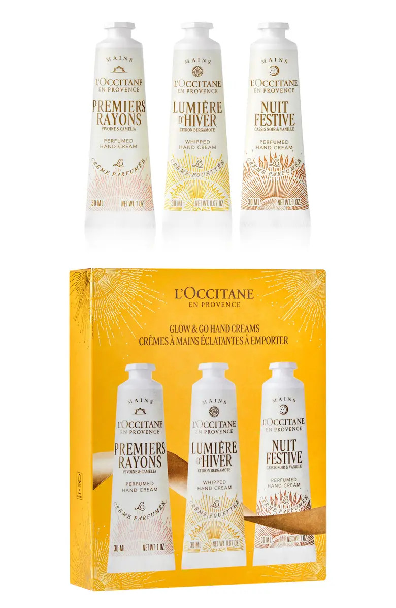 L'Occitane Glow & Go Hand Cream Set $39 Value | Nordstrom | Nordstrom