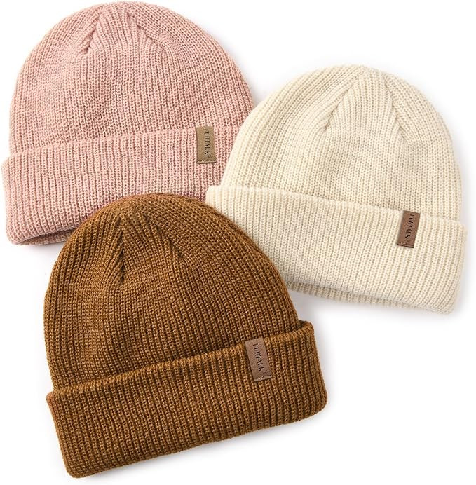 FURTALK Toddler Beanie Baby Boys Girls Beanies Kids Winter Hats Children Knit Warm Caps | Amazon (US)