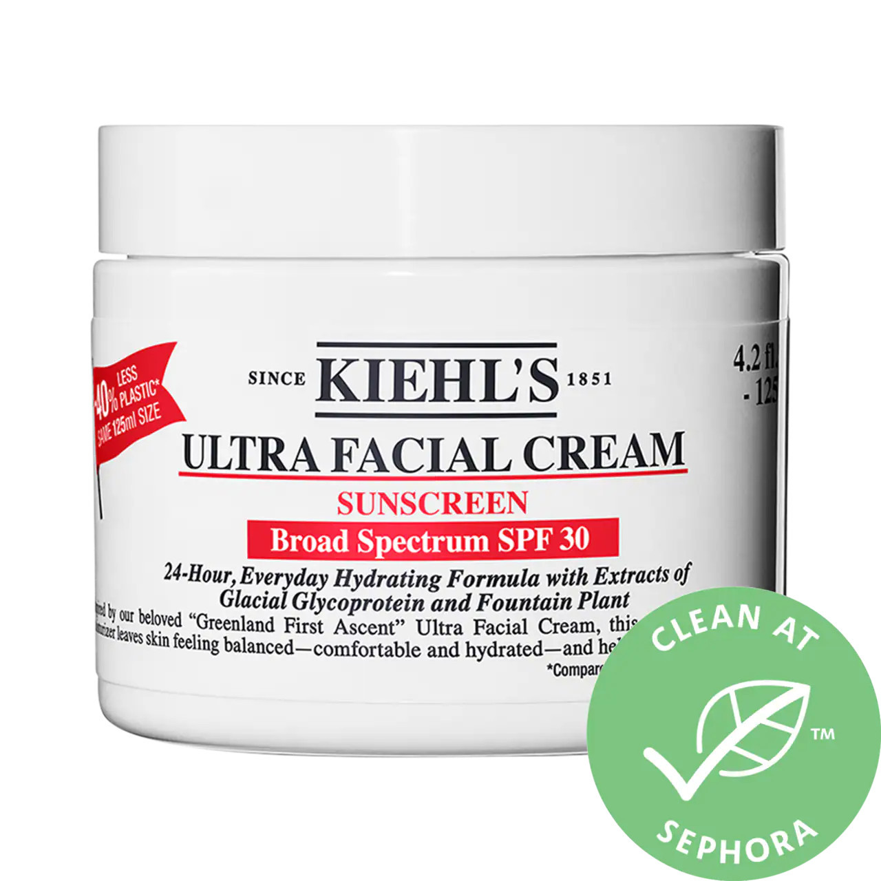 Kiehl's Since 1851 Ultra Facial Cream with SPF 30 Sunscreen 4.2 oz / 125 ml | Sephora (US)
