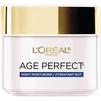 L'Oreal Paris Age Perfect Collagen Expert Anti-Aging Night Moisturizer, Even Tone, Rehydrate and ... | Amazon (US)