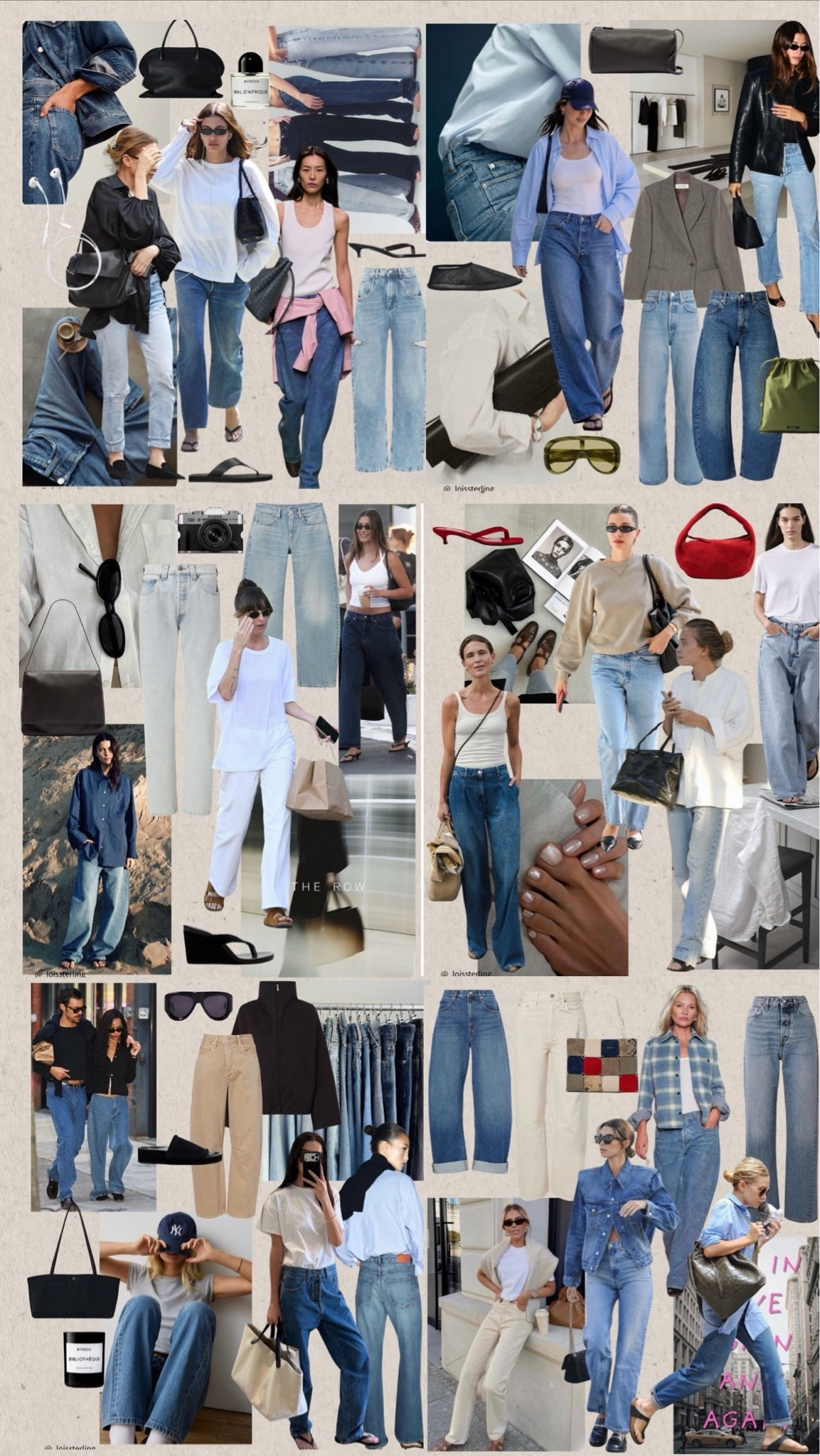 For the love of jeans 👖 1-6 inspo edits, my own styling images + notes.  I have included 8 denim brands which I would recommend, which are worth checking out. 

📌 Anyone else been back in jeans? Or toying with the idea? Denim is a running theme on my Pinterest board and Jeans are a fail safe, look really cool, effortless and so easy to style. 

You can’t get any more classic than a pair of good denim jeans. I wear jeans all year around & really crave wearing them when it’s super hot, so usually opt for my light wash, super loose fitting denim. 

A good pair of jeans can be hard to find, but when you find a good pair hang on to them no matter what! And maybe buy a few other colourways.