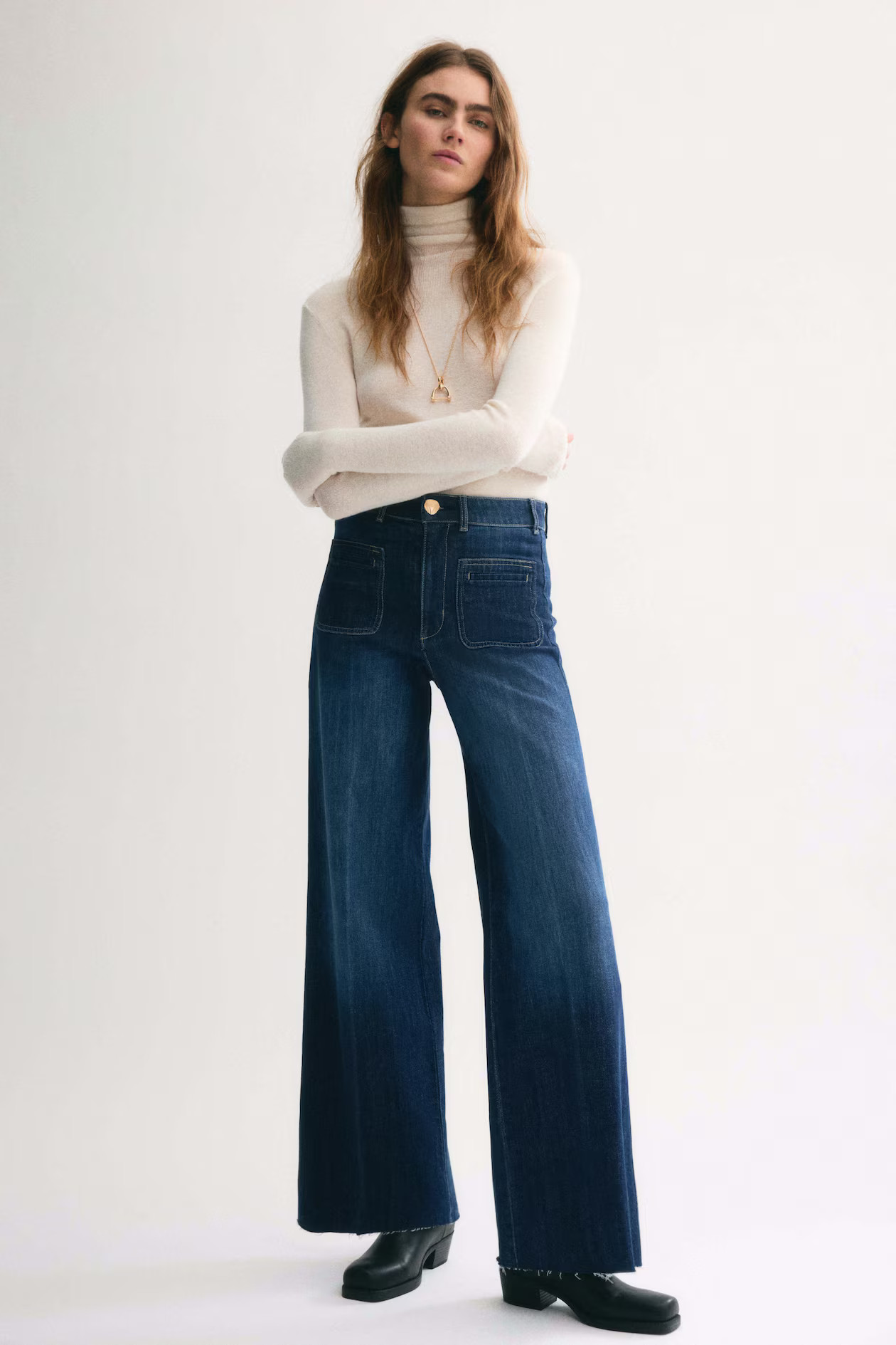 Wide High Jeans | H&M (US + CA)
