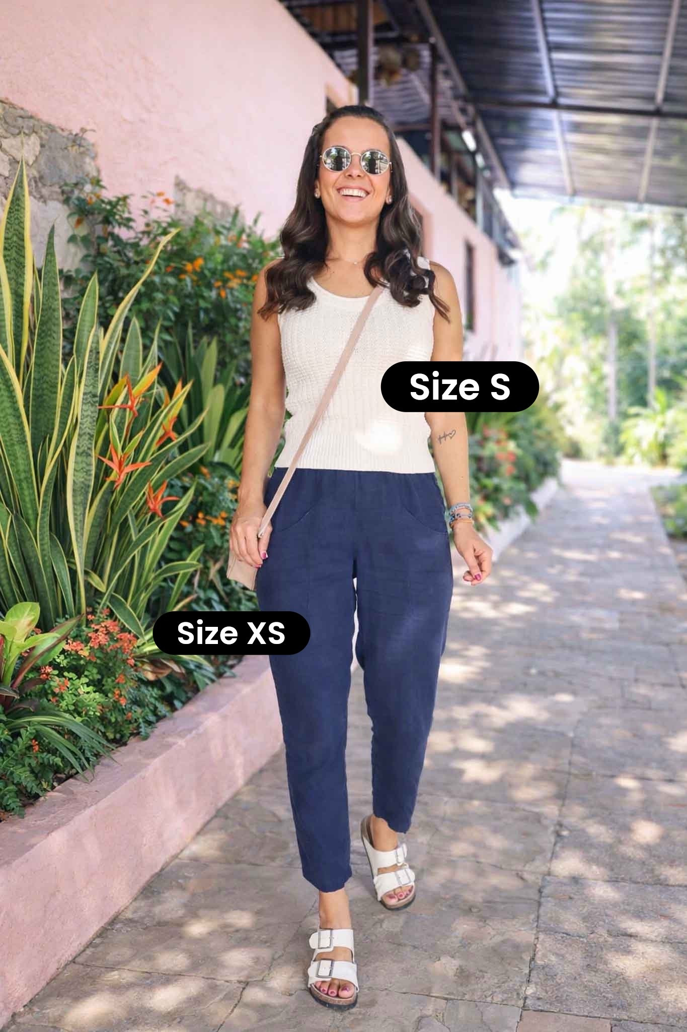 Sweater tank + linen pants 😊

#LTKTravel