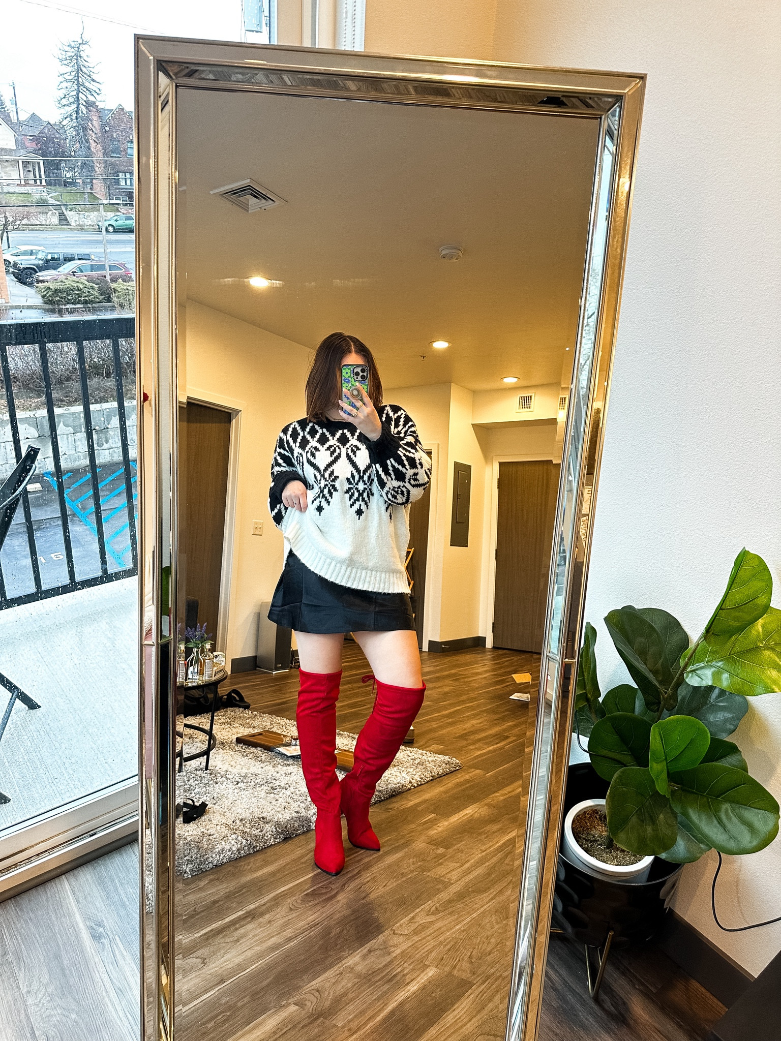 How to style red over the knee boots for Valentine’s Day! Featuring wardrobe staples from Quince and Free People. 

I’m wearing size 9.5 boots, size S sweater and size L skirt

#LTKmidsize #LTKstyletip #LTKshoecrush