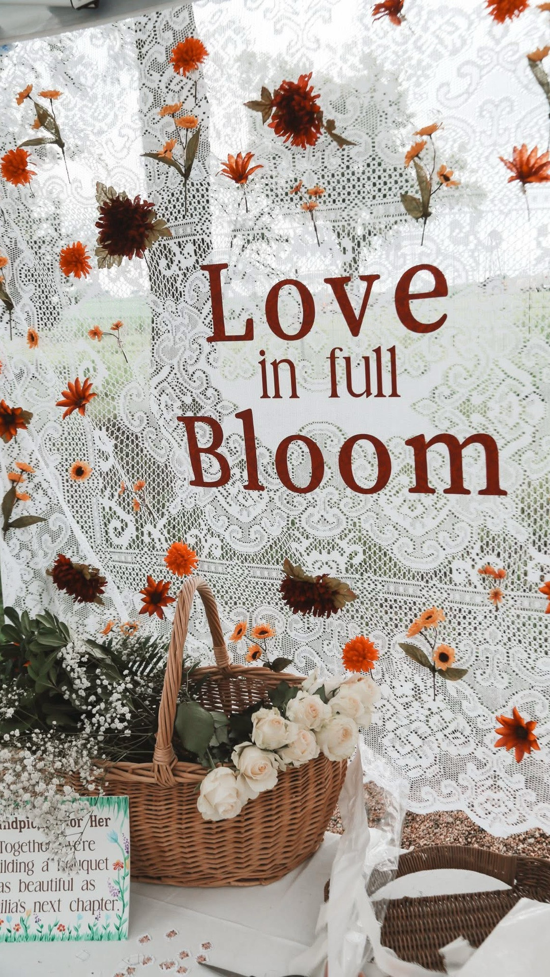 Everything you need for your bridal shower bloom bar! A lace backdrop and the little touches you may not have thought of!


I believe I was asked 10+ times if I plan parties professionally… man that’s the dream!
#flowerbar #bridalshowerideas #diypartydecor #loveinbloom #lace 

#LTKWedding #LTKFamily #LTKSeasonal