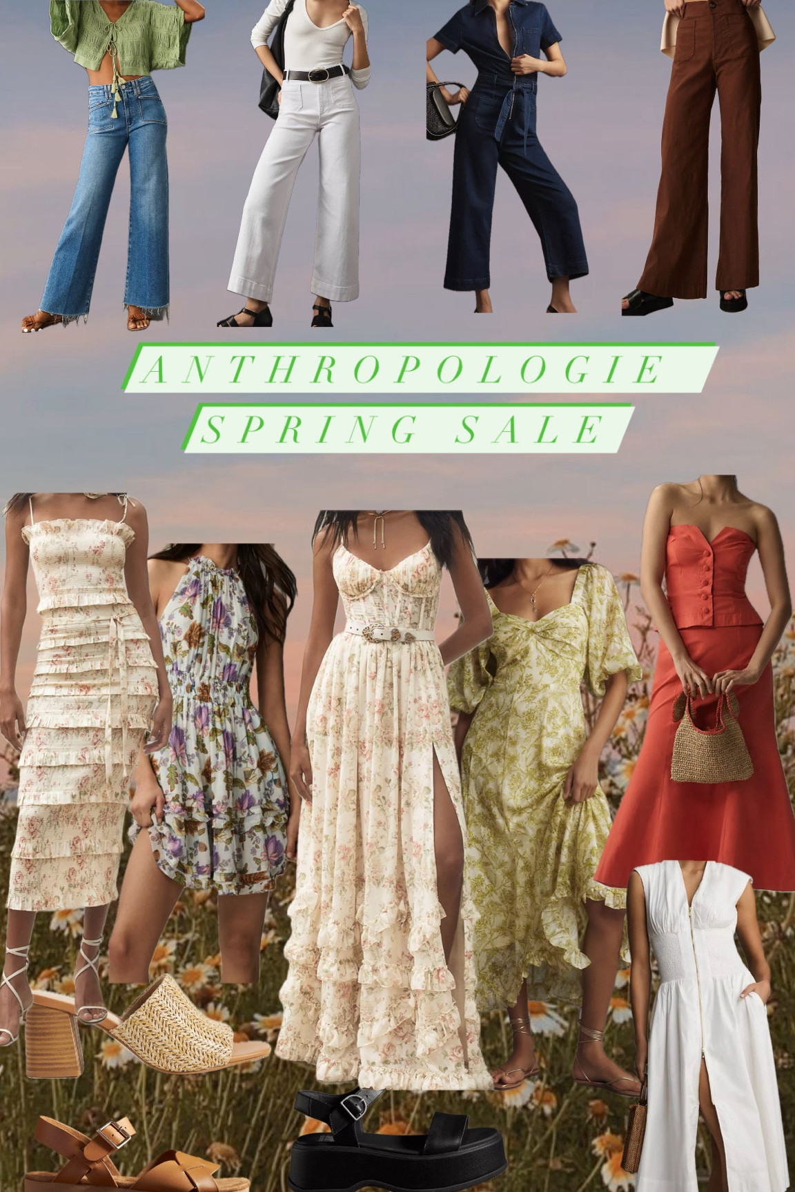 Spring Sale, spring look, spring fashion 
Spring trends, dresses, athleisure, new denim Dresses, tops, bottoms Flare, wide-leg, and loose jeans, denim shorts, iconic denim shirts Spring dresses and new spring outfits Denim on denim! Your favorite: mom jeans, flare jeans, skinny, straight-leg, curvy, wide-leg, and baggy jeans, and jeggings

#springfashion #springoutfits #springlooks #springootd #denimskirt #springtrends #springdress #springvibes #springbreak #anthropologie

#LTKfindsunder100 #LTKSpringSale #LTKstyletip