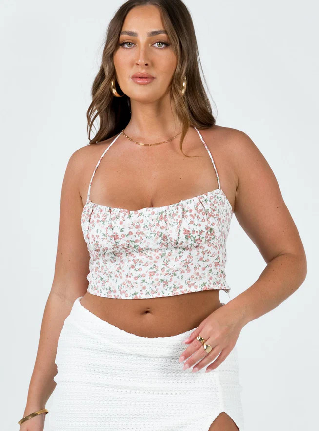 Acer Bustier Top White | Princess Polly US