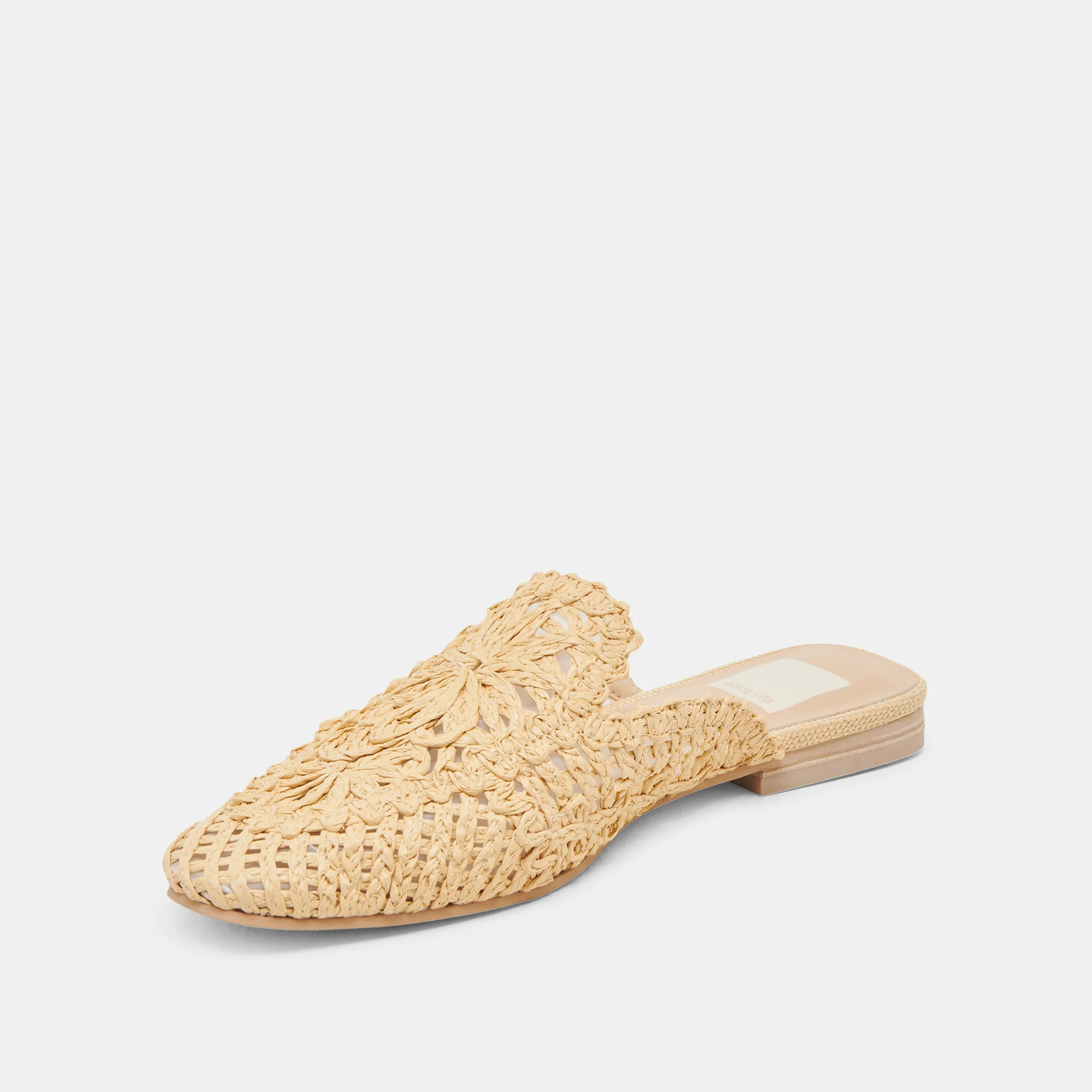 DIYA FLATS LT NATURAL MACRAME | DolceVita.com