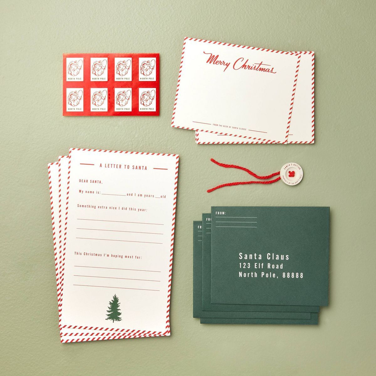 Letters To Santa Stationary Kit - Hearth & Hand™ with Magnolia | Target