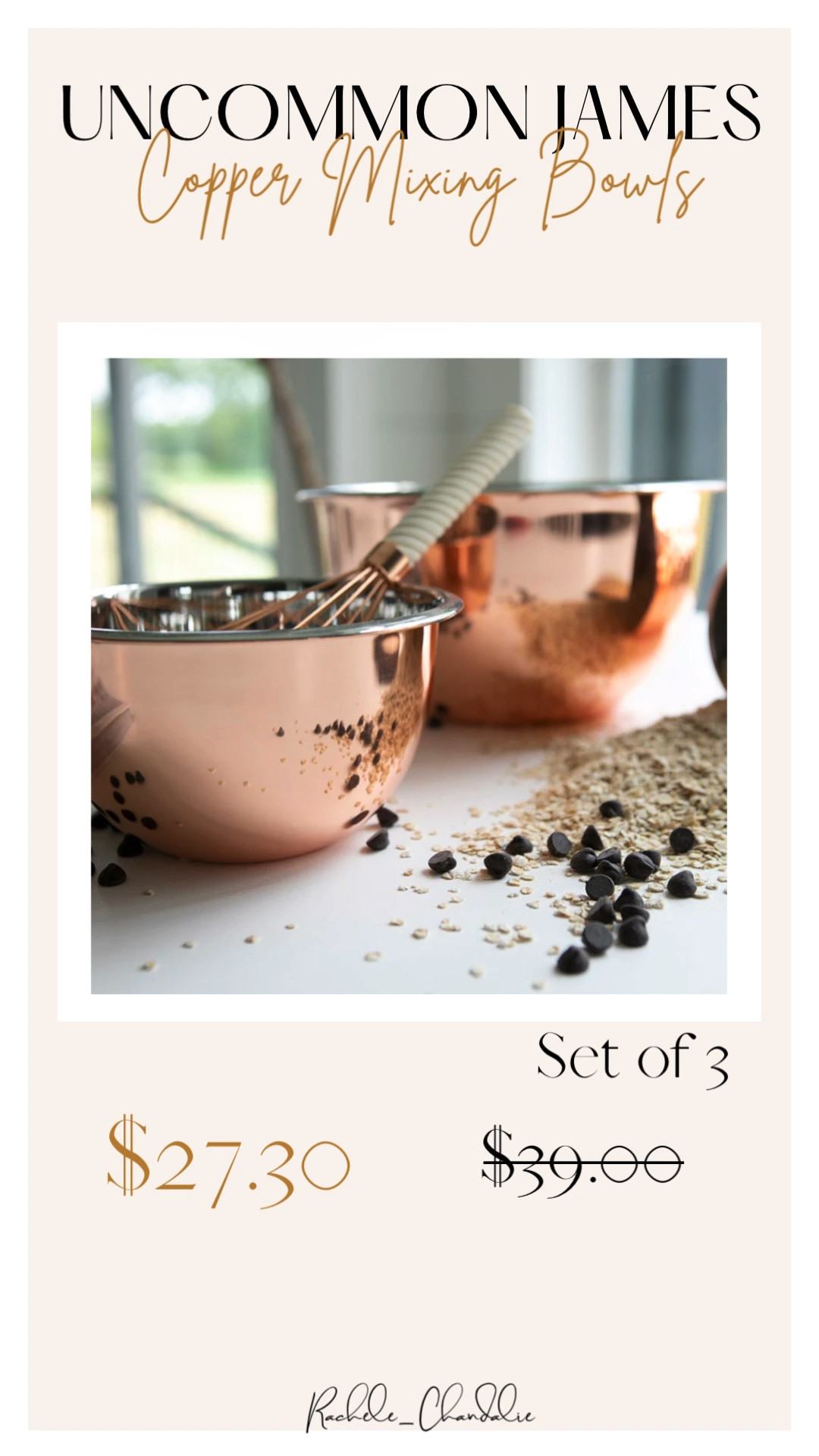 Uncommon James
Copper Mixing Bowls
My FAVORITE mixing bowls! 
✨Would make a great Mothers Day gift!

#LTKhome #LTKsalealert #LTKGiftGuide