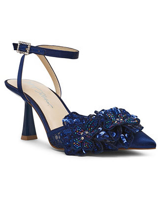 Betsey Johnson Women's Susie Flower Pointed Toe Pumps - Macy's | Macy's