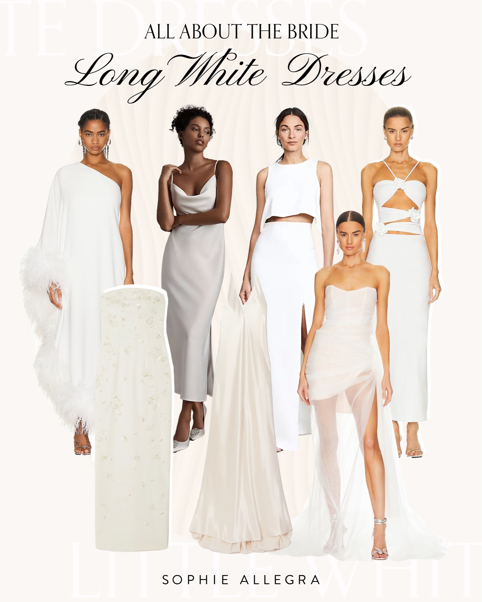 All about the bride. Long white dresses #bride #whitedress #wedding

#LTKwedding