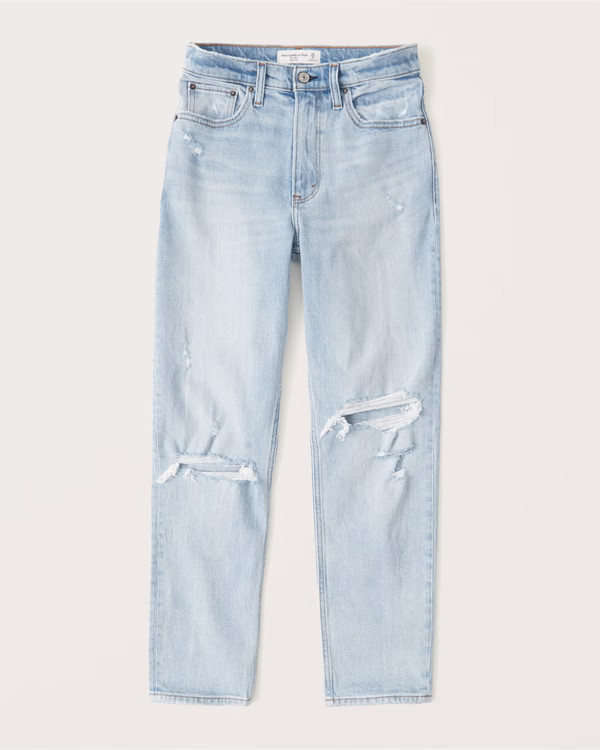 High Rise Mom Jeans | Abercrombie & Fitch (US)