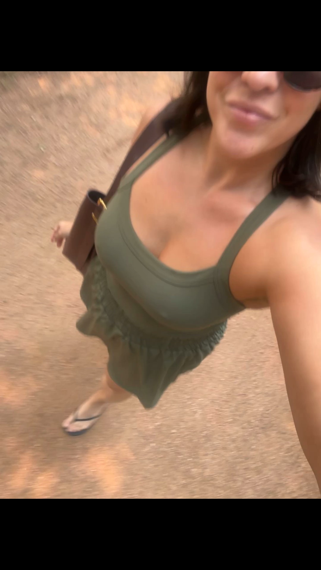 Easy summer outfit for moms! It’s a romper with a shorts back and skirt front. Very nice quality. Love loves. Size M! 