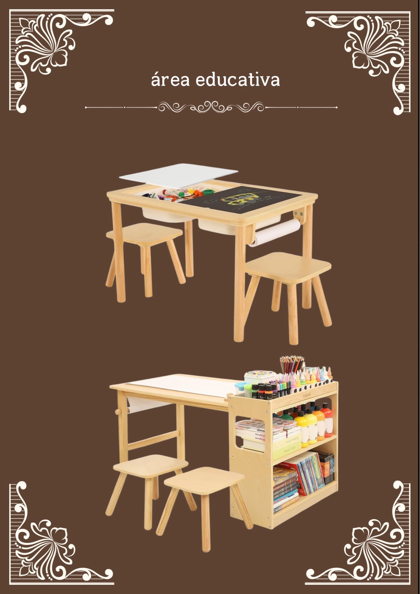 área educativa / homeschool area

#LTKKids