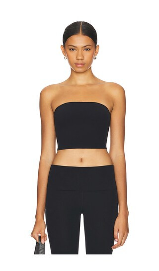 Hazel Airweight Crop Bandeau in Black | Revolve Clothing (Global)