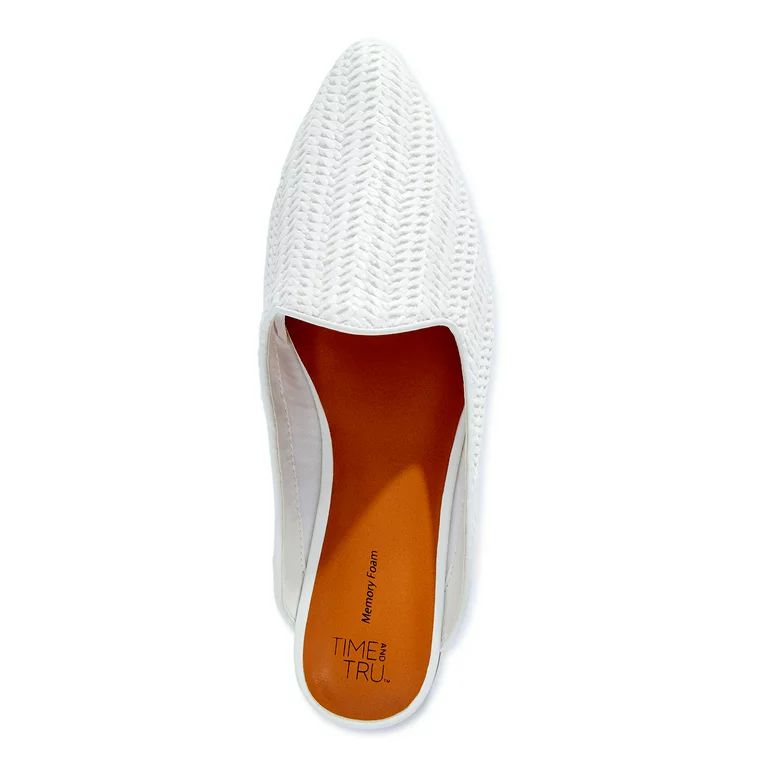 Time and Tru Women's Flat Woven Mules (Wide Width Available) | Walmart (US)