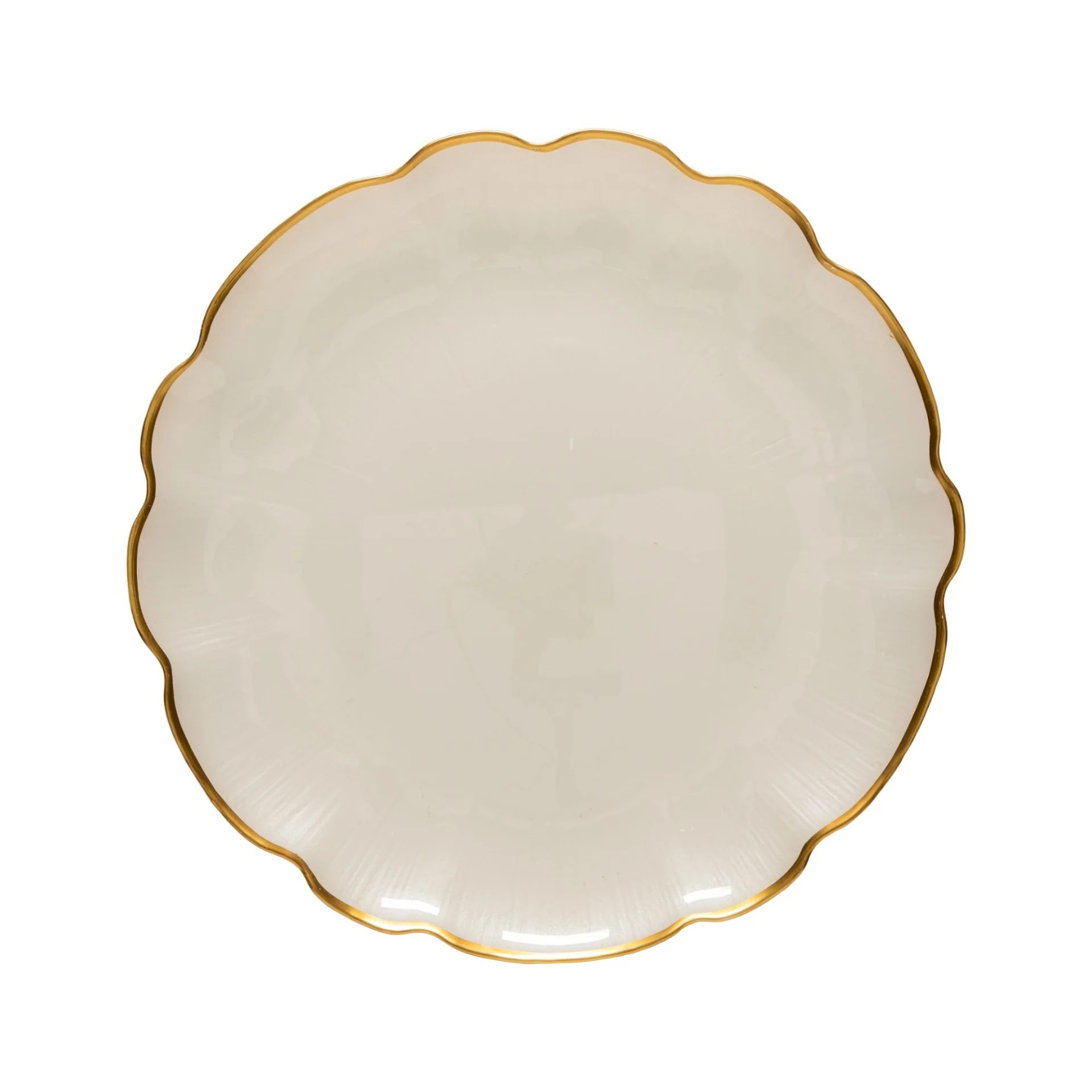 Francesca Costa Nova Scallop Charger Plate Plates with GOLD - 13" - Se | Mintly Home