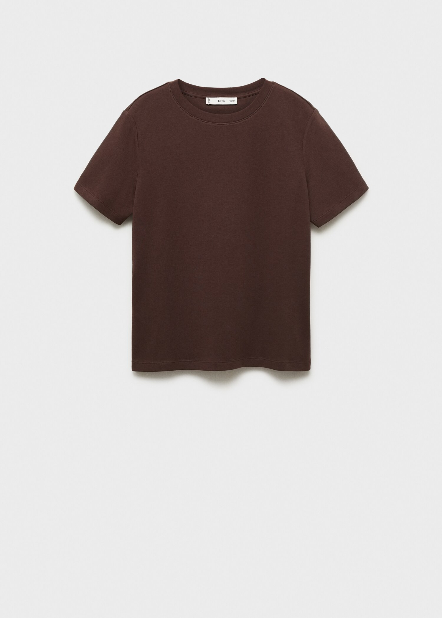 Cotton short-sleeved t-shirt - Women | MANGO United Kingdom | MANGO (UK)