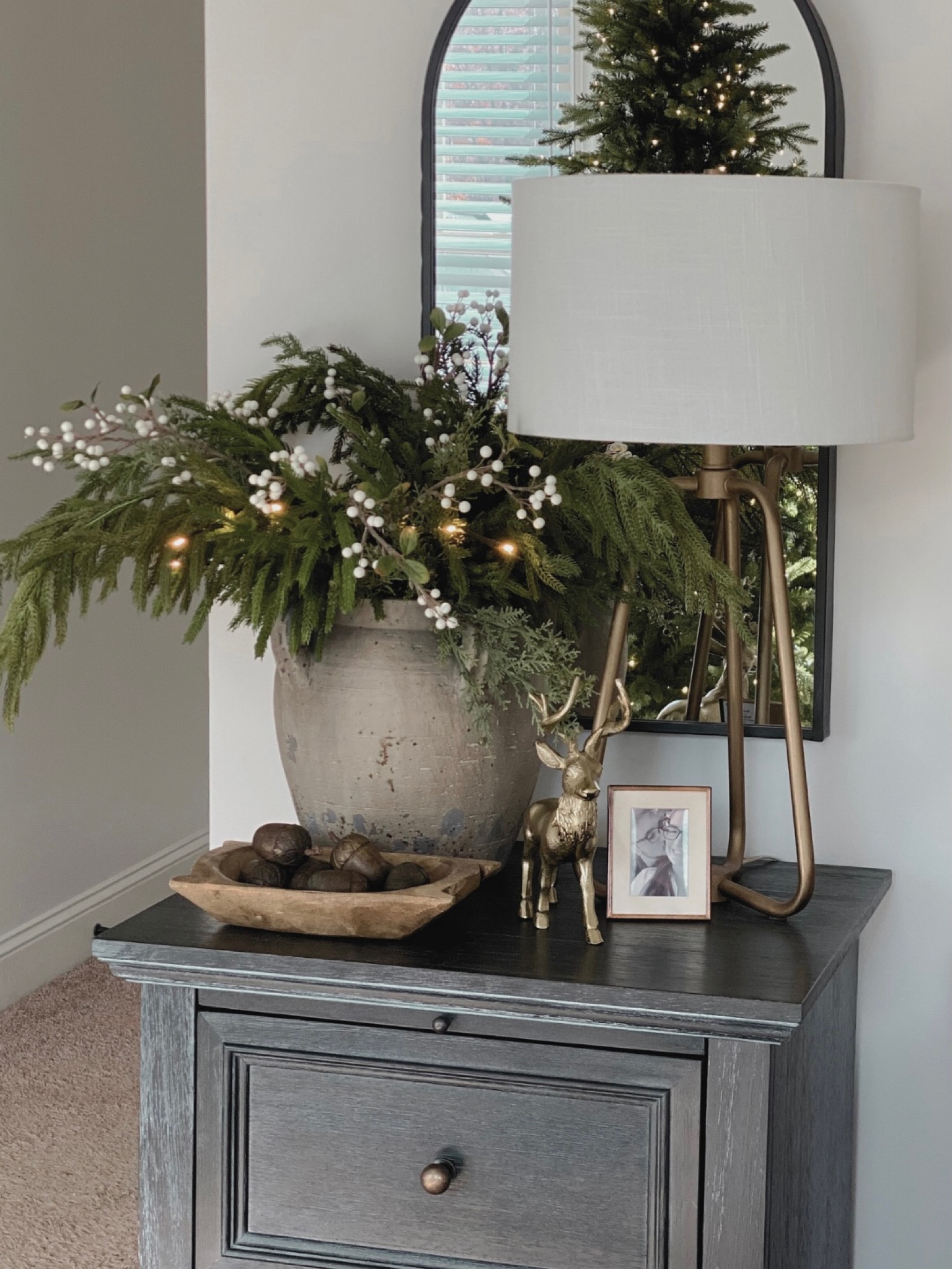 Early Christmas nightstand 🎄

#LTKHoliday #LTKhome #LTKSeasonal