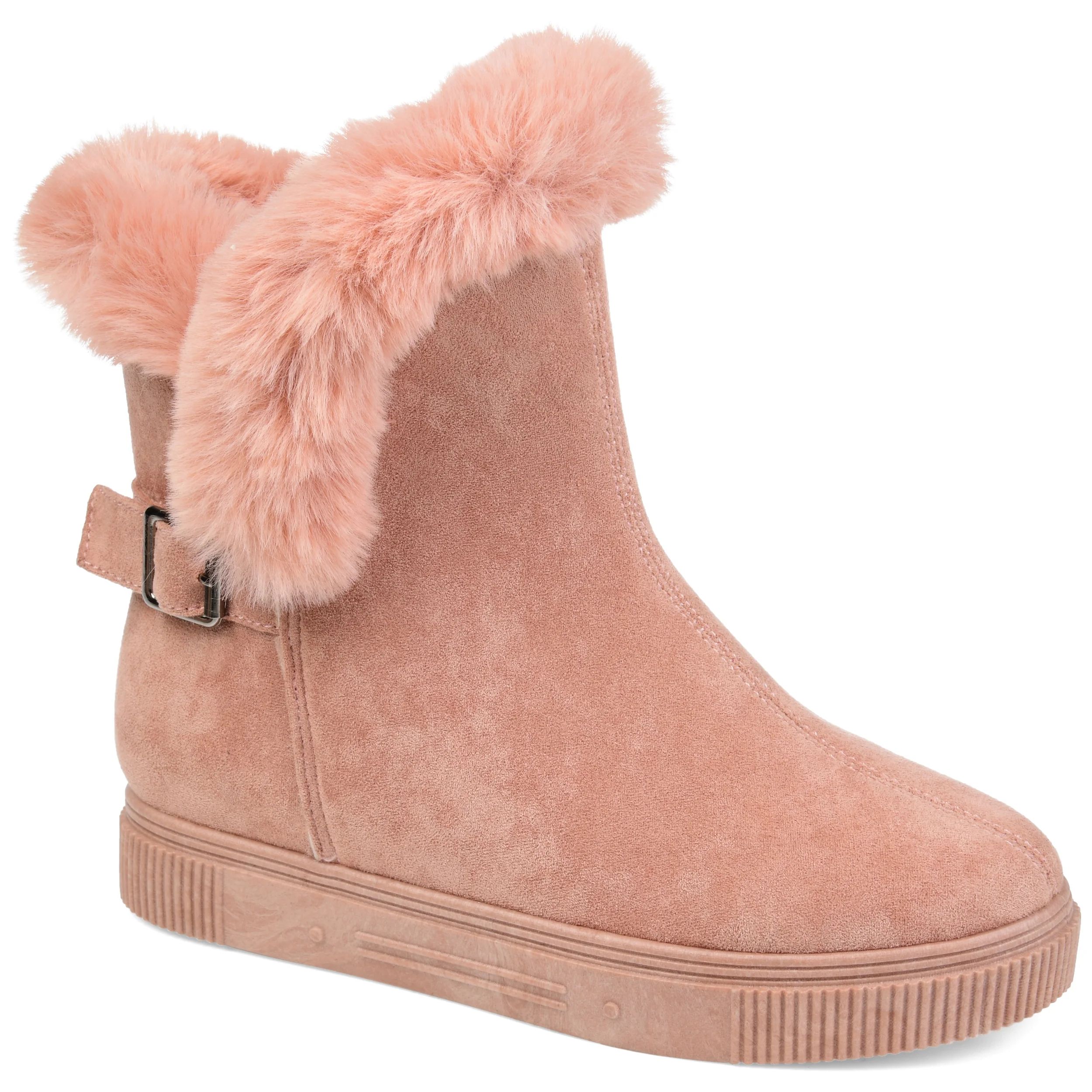 Brinley Co. Womens Faux Fur Lined Winter Boot | Walmart (US)