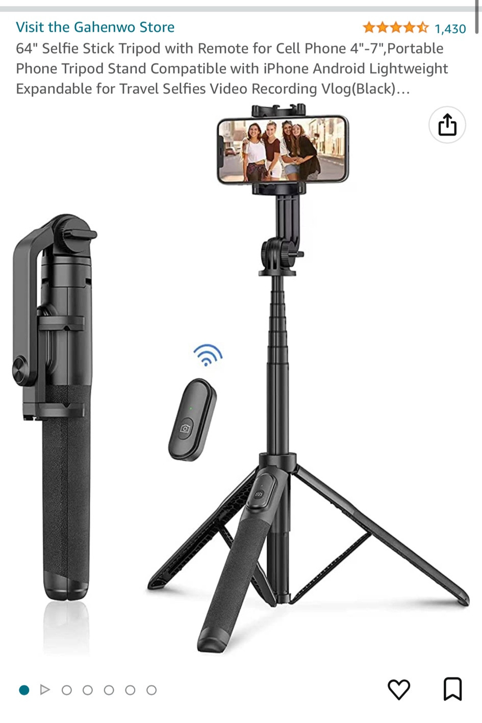 Favorite gadget: Selfie stick tripod

#LTKU #LTKFind #LTKunder50