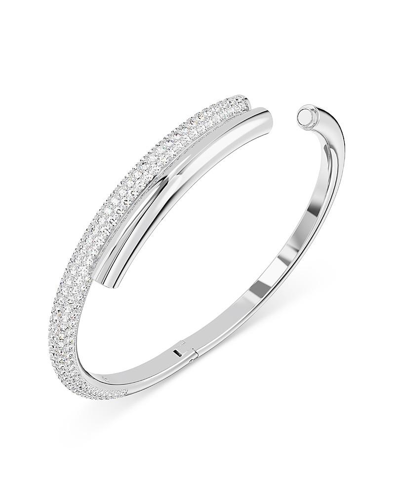 Swarovski Dextera Half Pave Bangle Bracelet | Bloomingdale's (US)