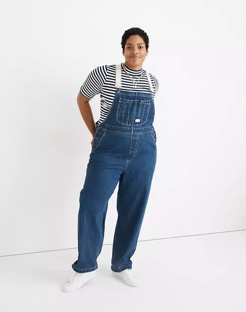 Workwear Collection Denim Oversized Overalls | Madewell