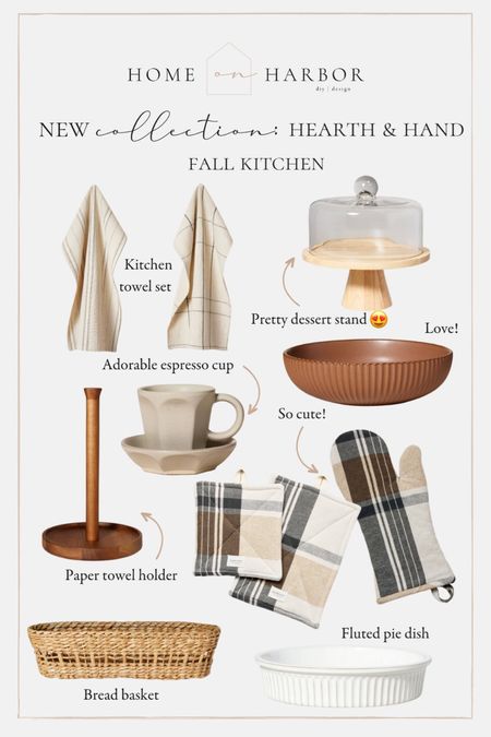 Hearth & Hand fall kitchen finds 😍 The new collection drops early tomorrow morning! Save your favorites now so you can shop fast! 

#target 

#LTKhome #LTKSeasonal #LTKstyletip