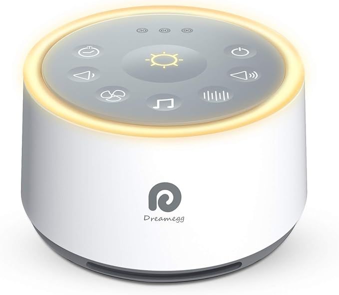 Dreamegg D1 Sound Machine - White Noise Machine with Baby Night Light for Sleeping, High Fidelity... | Amazon (US)