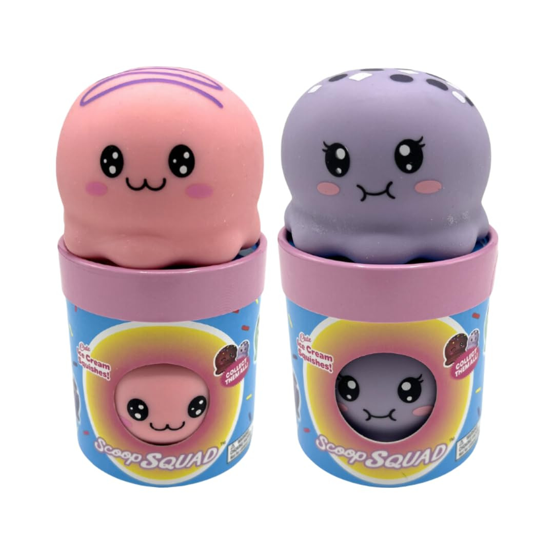 2 Pack Scoop Squad Squishy Ice Cream Scoops- Sassy and Boba | Amazon (US)