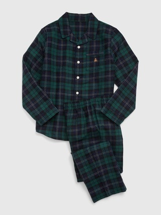 Kids 100% Recycled Plaid PJ Set | Gap (US)