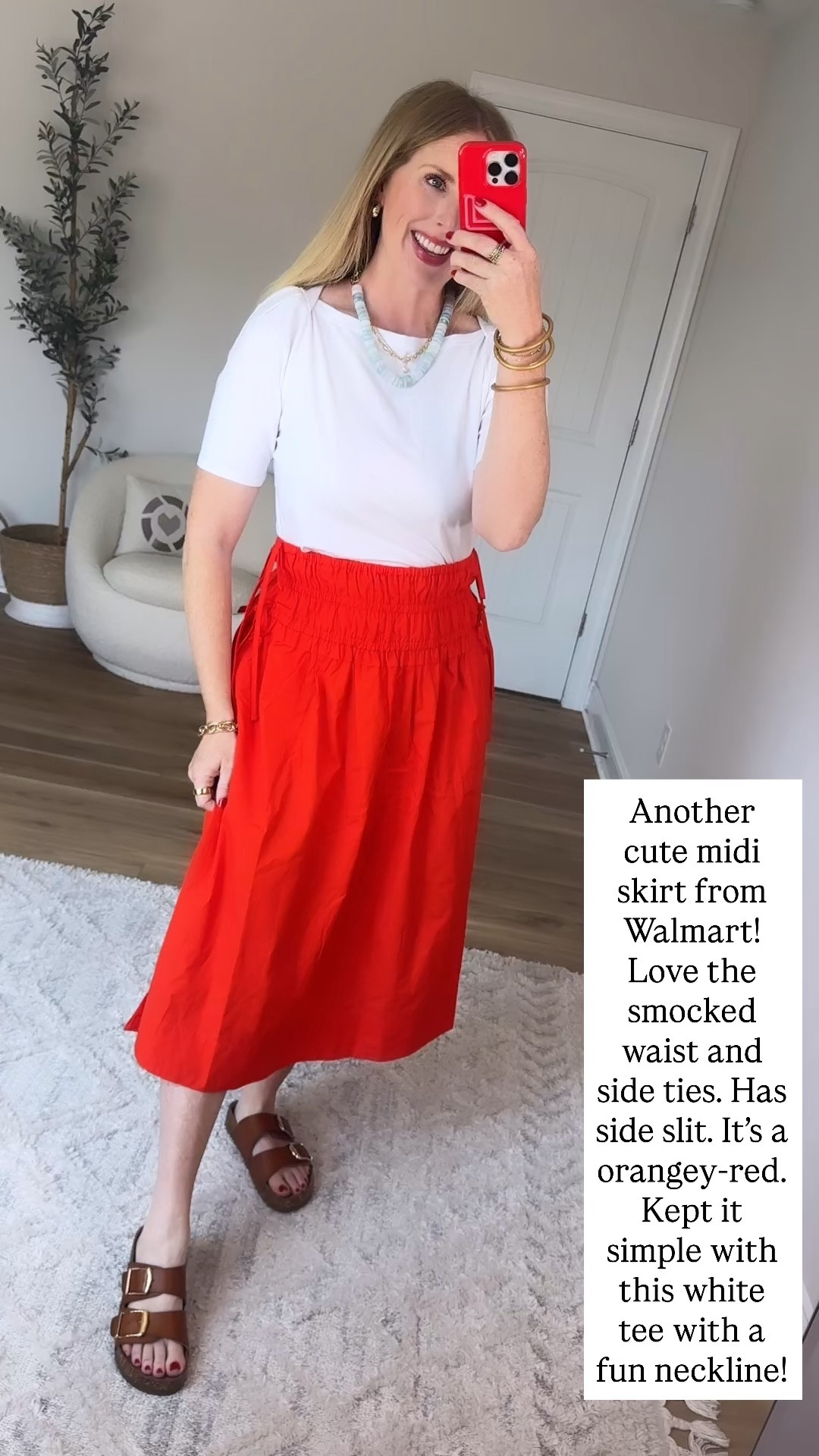 Walmart try on, free assembly midi skirt, Walmart style

#LTKootd #LTKmomlife