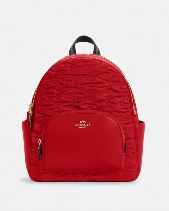 Court Backpack With Ruching | Coach Outlet